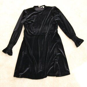 Elegant Black Velvet Dress